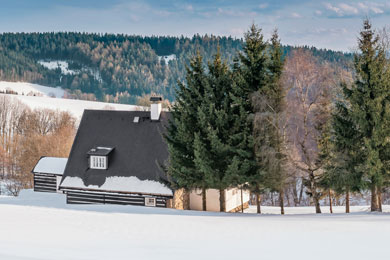 Panorama chalupa Jindřiška